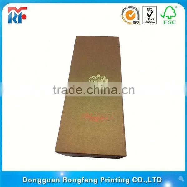 Classic Matte Design Rigid Paper Wine Boxes