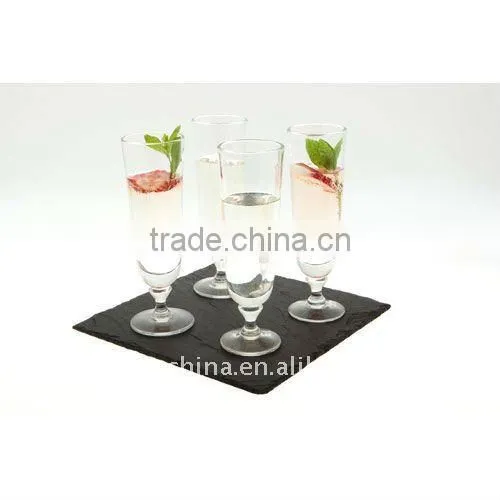 black slate serving plates