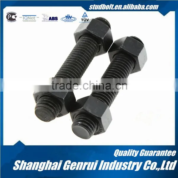 High Quality Black Color 1/4 -4 Inch Astm A193stud Bolt b7 photo-5