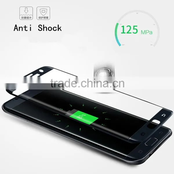 2016 Prefect OEM For Samsung Galaxy s7 Edge Tempered Glass Screen Protector / Full Cover 3D Curved for s7 Edge Glass photo-4
