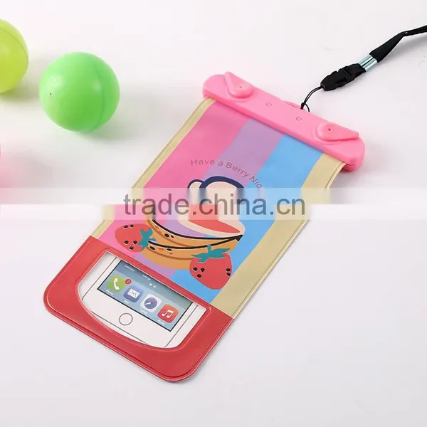 Lovely Design Waterproof Bag /custom Underwater Mobile Phone Bags