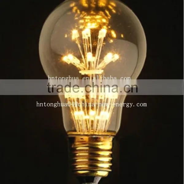 Antique Vintage Retro Bulb LED Fireworks Filament Light A19 photo-3