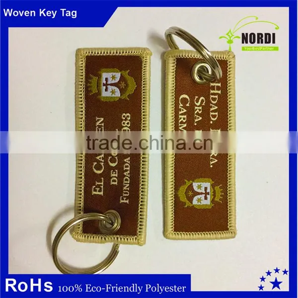Wholesale Embroidered Christmas Gift Keychain /personalized Luggage Tag photo-3