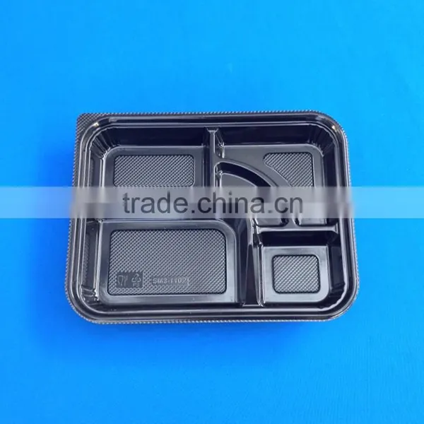 Plastic Disposable Lunch Box With Compartments photo-3