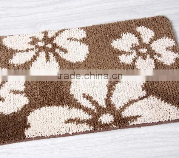 Mircofiber Soft Bathroom Water-absorbent Mat Anti-skid Rug photo-4