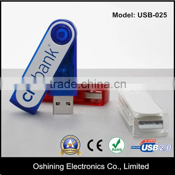 Bulk Buy Folding Twist USB Pen Drives 8GB/16GB/32 GB/ 64 GB/ Micro Swivel USB 2.0 Flash Drive(USB-025) photo-4