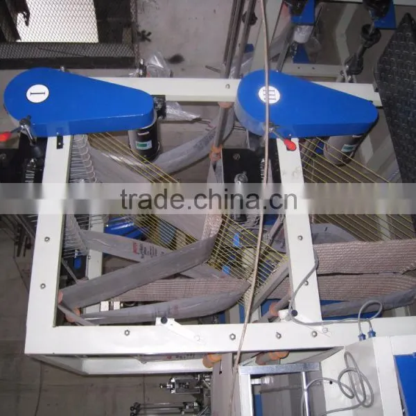 PE Supermarket Plastic T-shirt Bag Making Machine photo-6