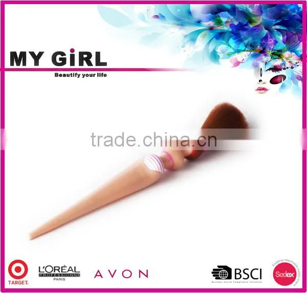 MY GIRL Free Samples Private Label Makeup Brush/High End Goat Hair Make up Brush/Wholesale Beauty Body Shape Makeup Brush photo-4