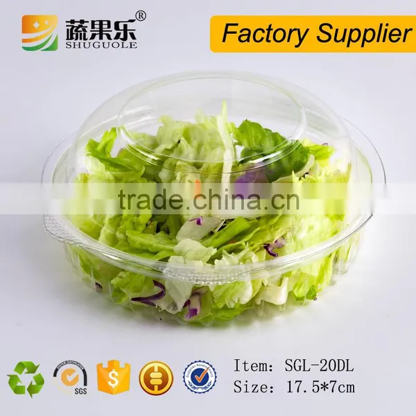 Transparent Take Away Plastic Salad Box With Lid photo-2