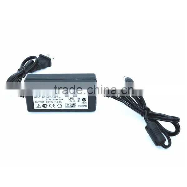 Good Quality 12V 2A Power Supply AC/ DC Adapter for Security Camera US/ EU/ UK/ AU Plugs photo-4