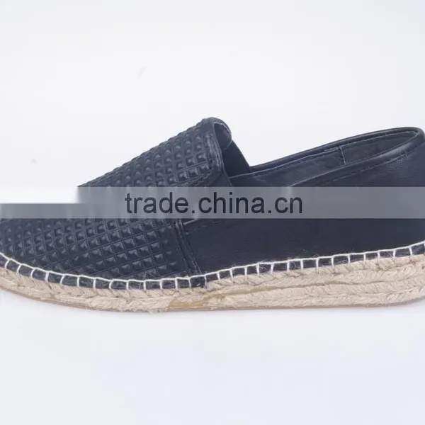 Espadrilles With Cow Leather Upper Loafer Style