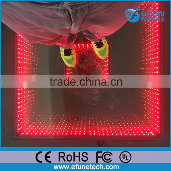 1M Rgb Color Led Dance Floor,dmx Rechargeable Mirror Dance Technology 3d Flooring photo-4