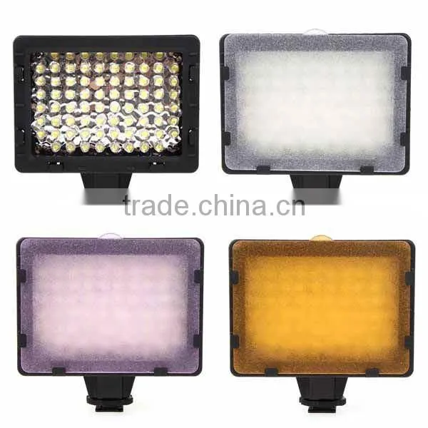 76 LED Video Light Lighting for Nikon D700 D300 D200 D2