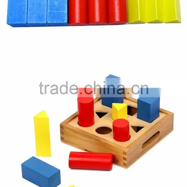 Monitessori Educational Toy Wooden Geometry Shape Board Teaching Aids photo-4