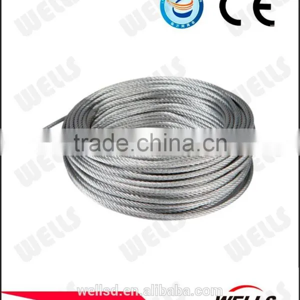 WELLS 45mm Galv Steel Wire Rope Steel Strand Cable 1x19 photo-2