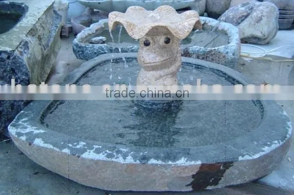 Stone Frog Sculpture Fountain photo-2