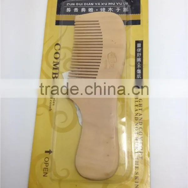 100%Nature Peach Wooden Combs photo-2