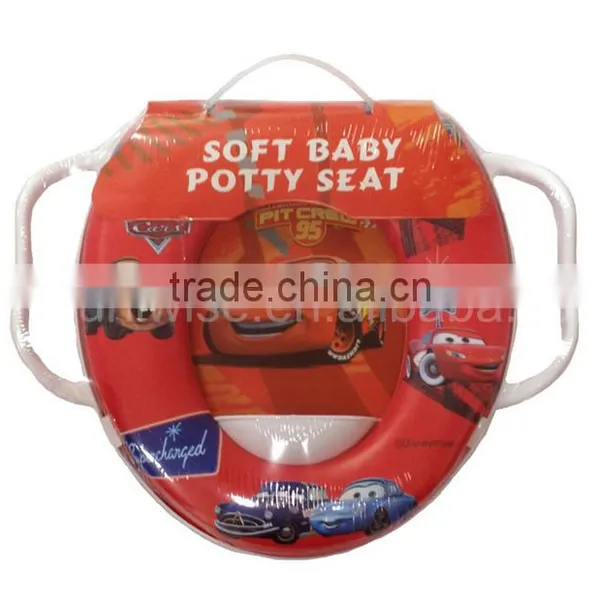 Baby/kids Toilet/potty Soft Training Seat With Handles, PVC Printing Baby Soft Toilet Potty Seat Cover,Soft Baby Toilet Seat photo-2