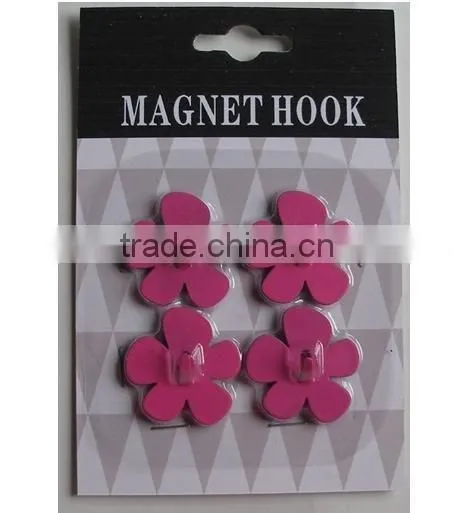Iron Board+4pcs Flower Shape Magnet Hook photo-6