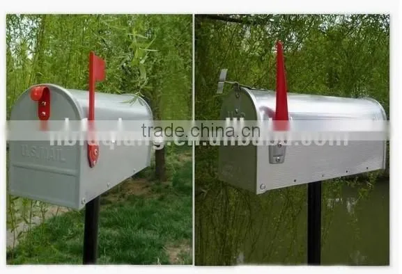 New Modern American Style Stainless Steel Mailbox Iron Plate Mailbox photo-3