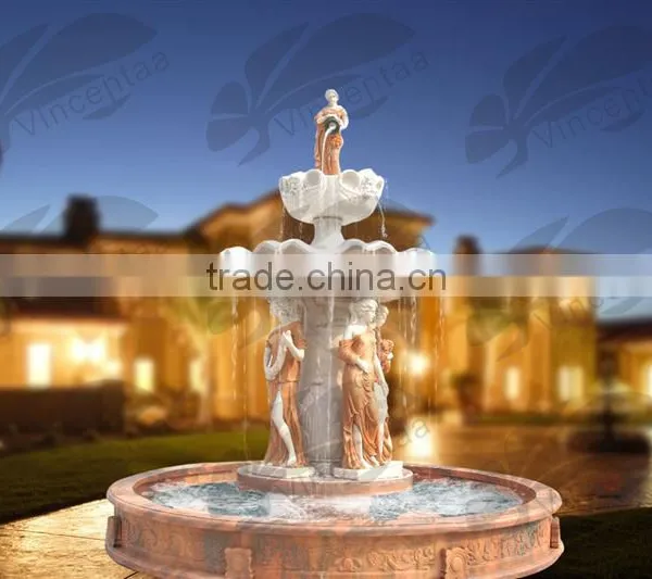 Large Size Outdoor Garden Water Mable Fountain photo-4