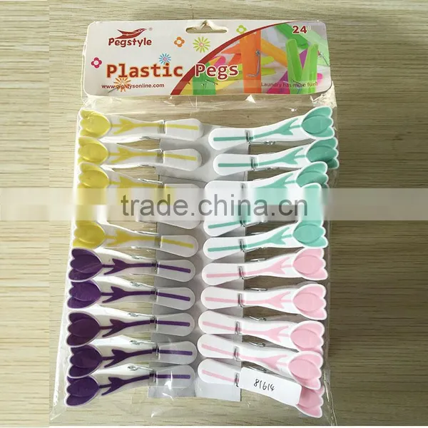 Plastic Soft Touch 20 Pcs Clothes Pins Pegs photo-5