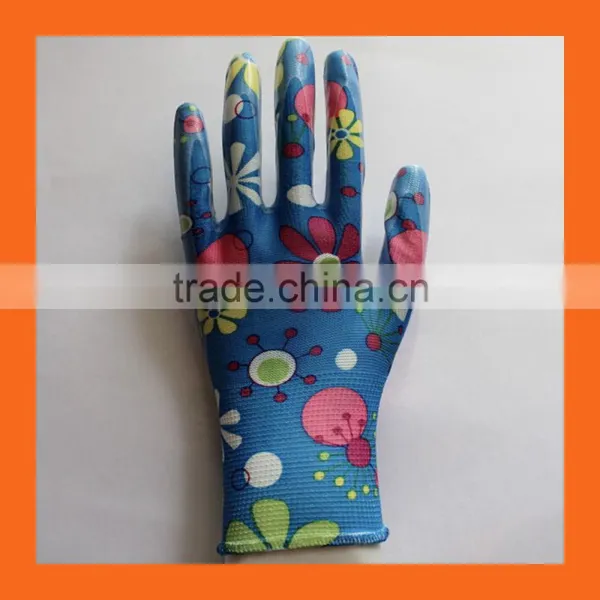 Garden Girl Water Resistant Weeding Gloves With Nitrile Palm photo-3