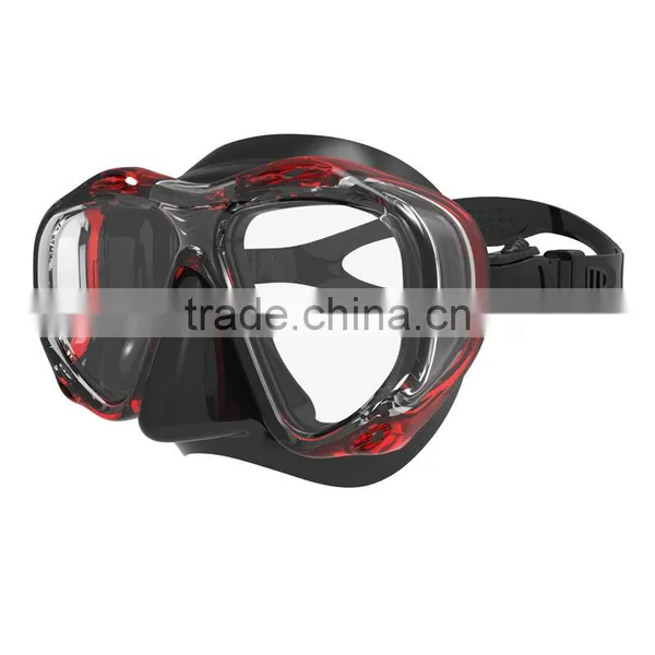 Silicone Diving Mask With 4 Tempered Glass Windows photo-5