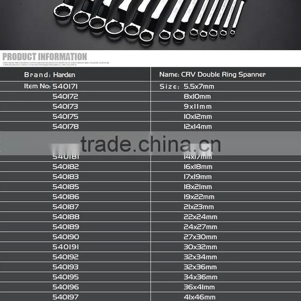 Watch Repair Tool 16 Pieces Ring Spanners Crv Hardened Spanner Ring photo-2