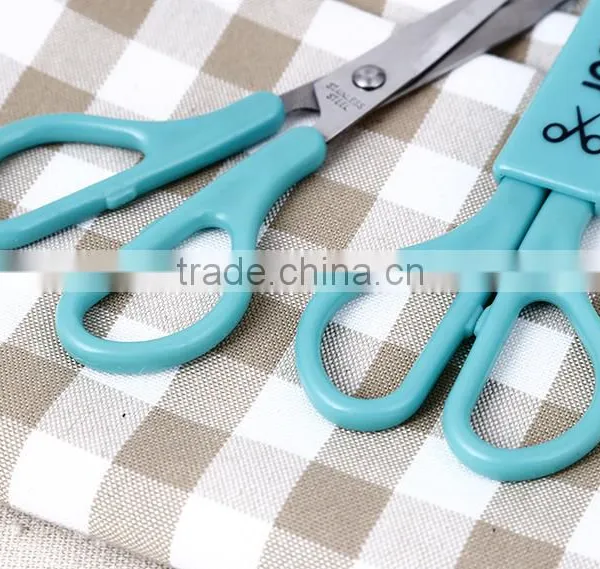 Fashional Style Top Sale Good Quality Full PP Material Students Scissors photo-5