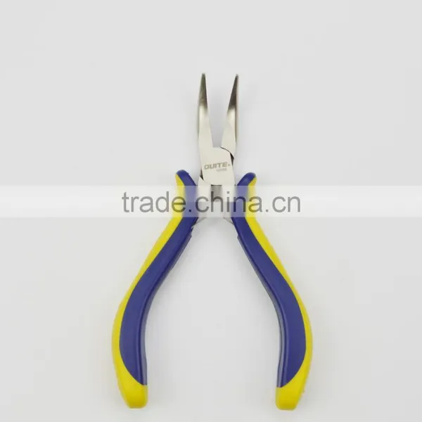 Mini Angle Jaw Tongs Bent Nose Pliers photo-2