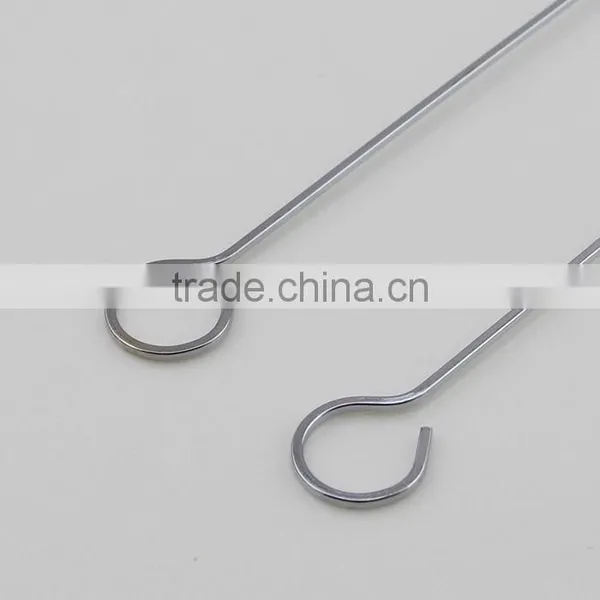Ring-Tip Handle Stainless Steel Barbecue Skewers photo-4
