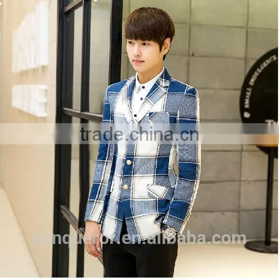 Grid Window Pane Man Suit.BSPL0628 photo-3