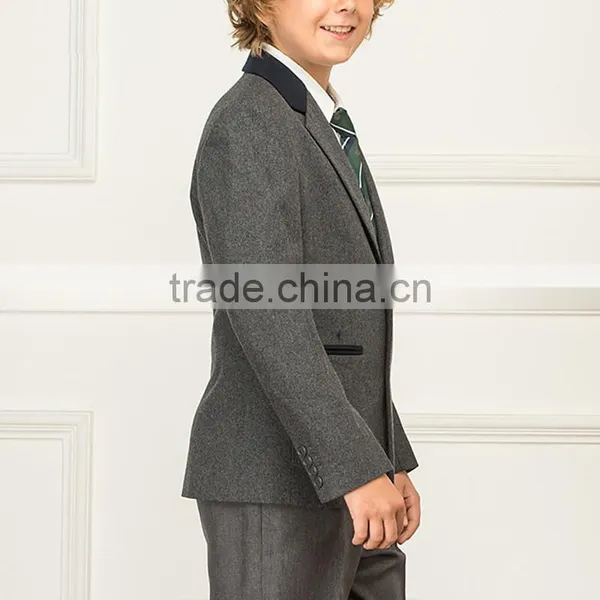 Junior School Uniforms Custom Grey Suit Sets For Graduation Or Party photo-3