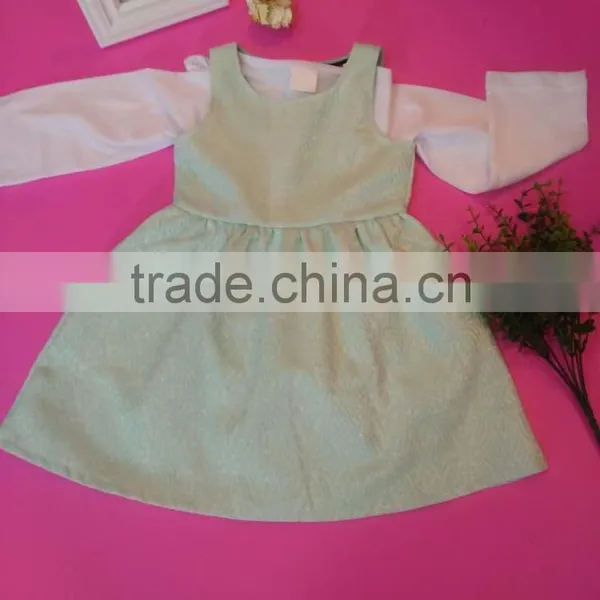 2017 Elegant Girls Party Dress Children Baby Kids Vest Dress photo-3