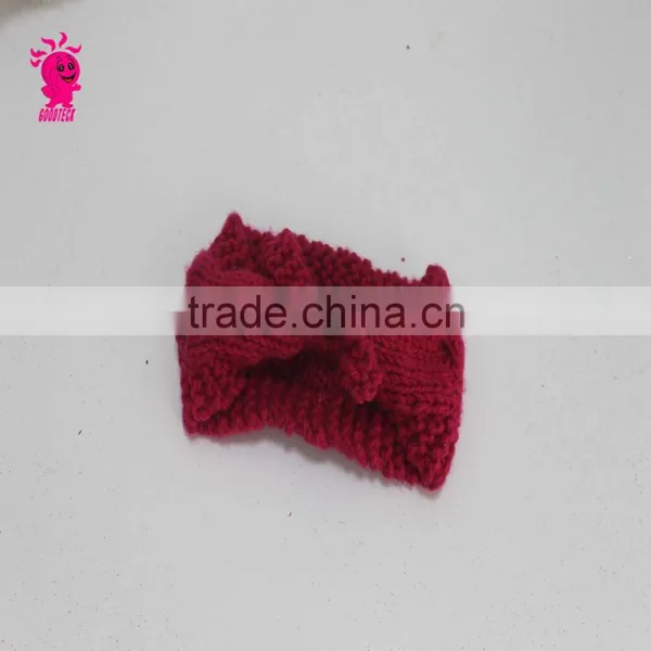 Beauty Fashion Flower Crochet Knit Knitted Headwrap Headband Ear Warmer Hair Muffs Band Winter photo-2