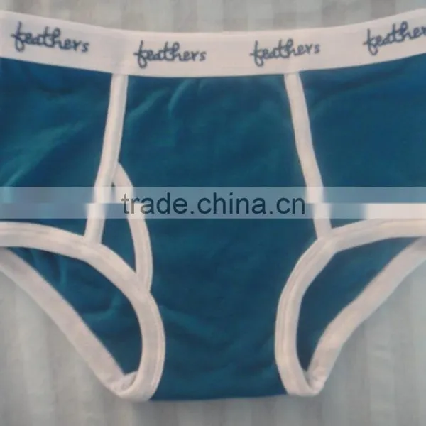Fashion Design 100% Premium Cotton Boy Underwear Briefs photo-5