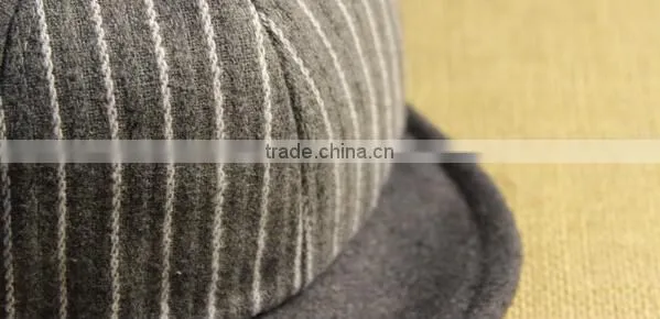 F40474A Korean Style Autumn New Fashion Striped Baby Baseball Cap photo-4