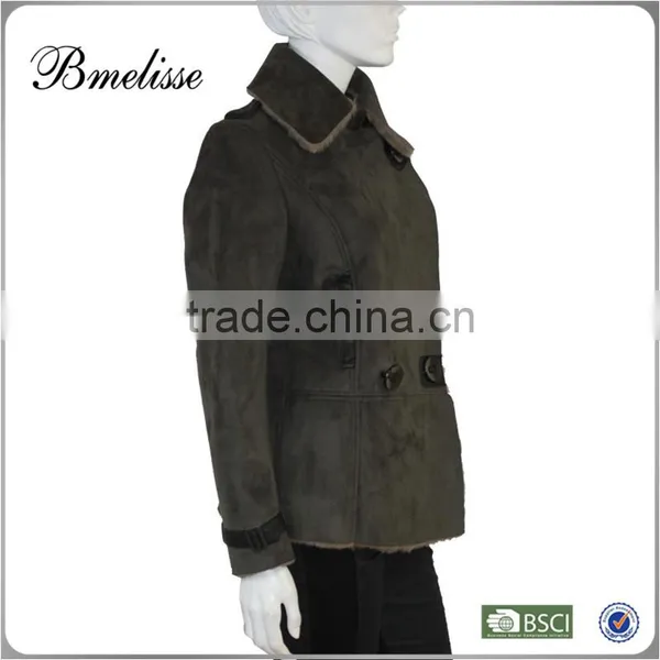 2014-2015 Stylish Women's Leather Jacket Facket Fur pu Jacket for Lady photo-2