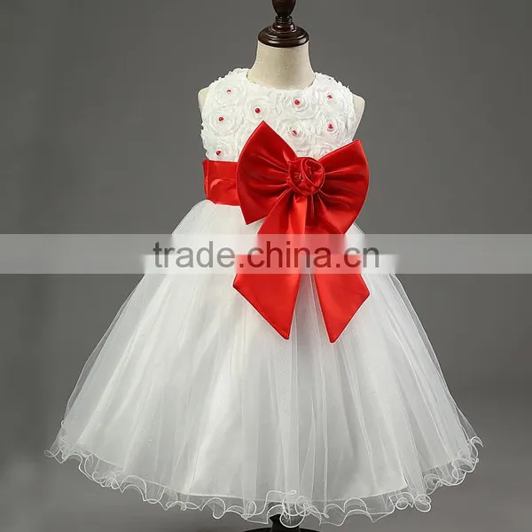 2015 New Flowers Dress For Girls For Wedding and Party Summer Baby Clothes Princess Party Kids Dresses For Girl Infant Costume photo-6