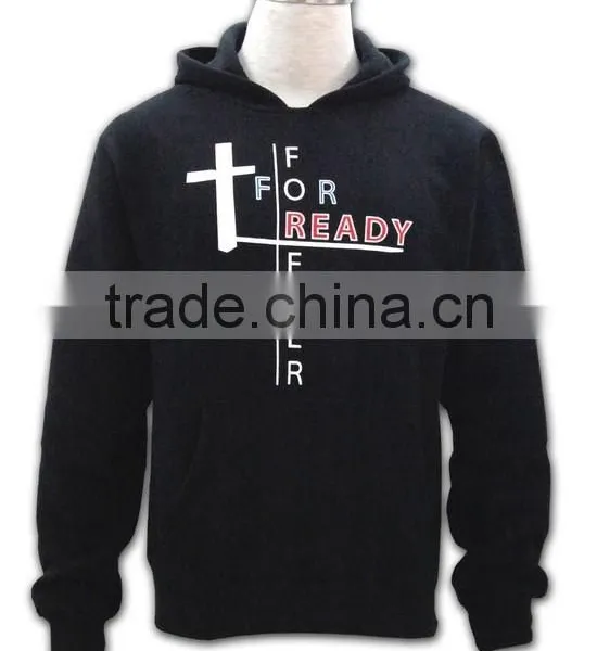 Lastest Product Best Price Screen Print Pullover Warm Thick Hoodie photo-2