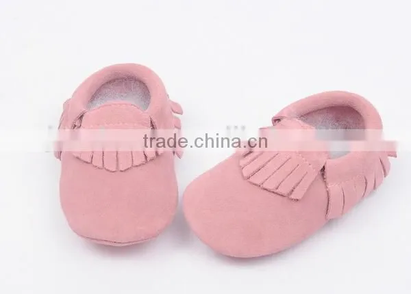 High Quality Suede Leather Moccains for Baby, Prewalk Leather Moccains photo-2