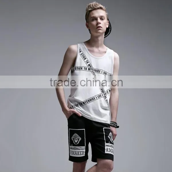 New Men's T-Shirt Tank Top In Gym Muscle Singlet Low Price Tank Top Mens Sports photo-4
