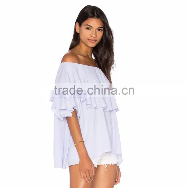 Wholesale xl Size Ladies Fancy Sexy Tops photo-2