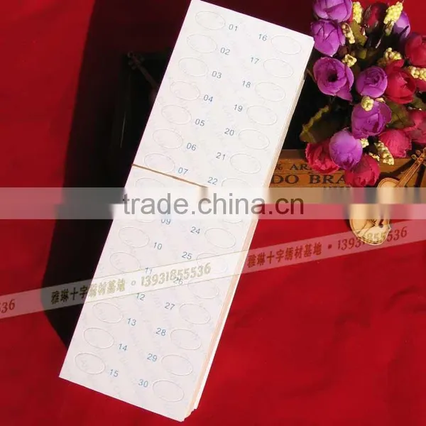 Number in Board Paper Board Embroidery Threading Board of 30 Holes for Cross Stitch Materials Cross Stitch Accessories photo-2
