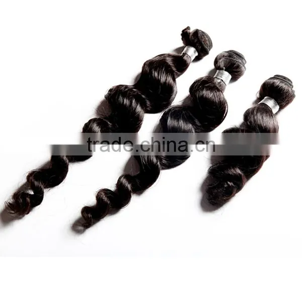 Brazilian Loose Wave Human Hair Weaves Wavy Unprocessed Wholesale Virgin Brazilian Hair Extension photo-3
