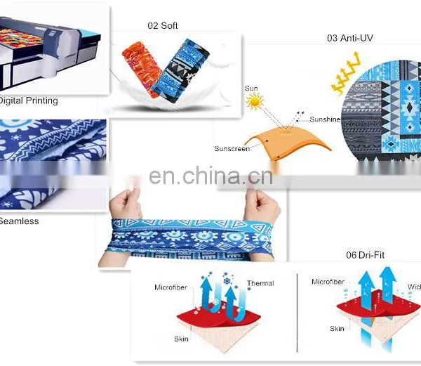 High Anti-uv Sport Neck Scarf Bandana Cycling photo-3