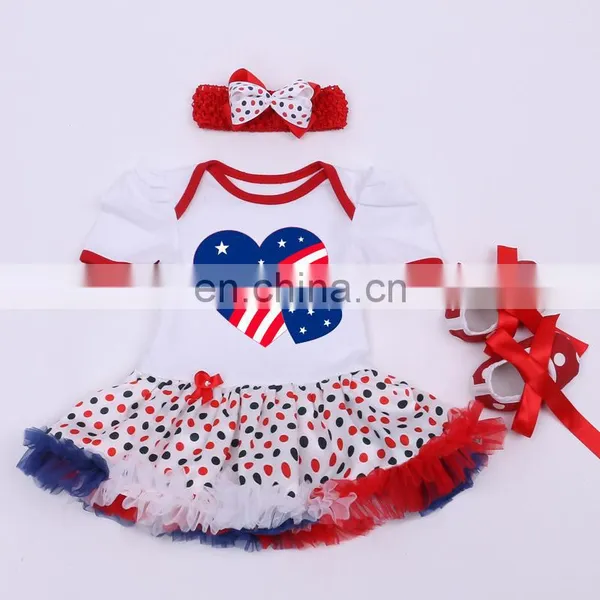 American Kids Dress 4th of July Girls Outfits