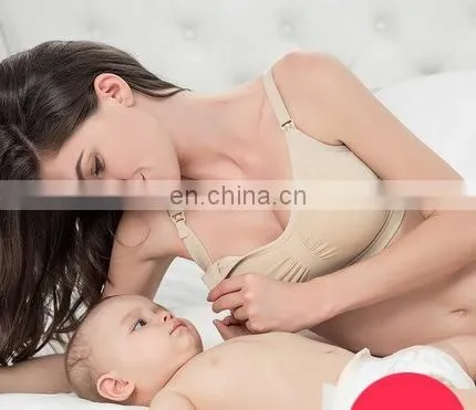 Pregnant Maternity Nursing Bra Seamless Wire Free Nursing Bra Underwear photo-5