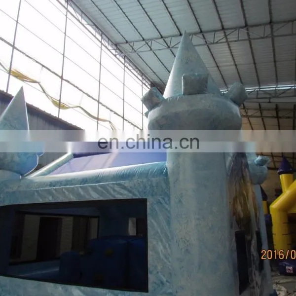 Small Indoor Inflatable Snow World Air Jumper Inflatable Mini Snow Castle Jumpers photo-6